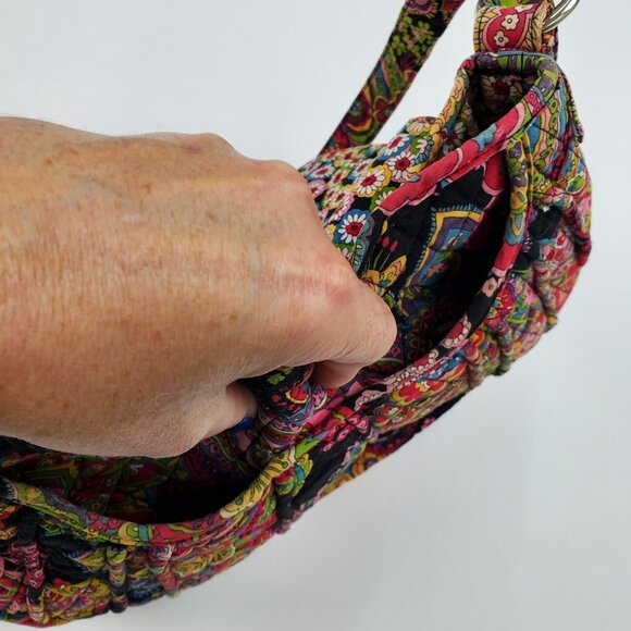 Vera Bradley Boho‎ Floral Quilted Crossbody Bag Colorful Indie Y2K Cottagecore - Picture 11 of 15
